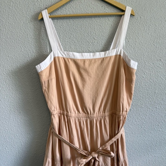 Lane Bryant Square Neck Colorblock Maxi Dress Size 22‎ NWT Blue & Tan - Picture 4 of 8